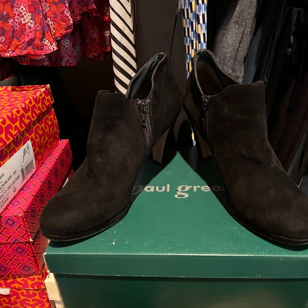 Paul Green Black Bootie